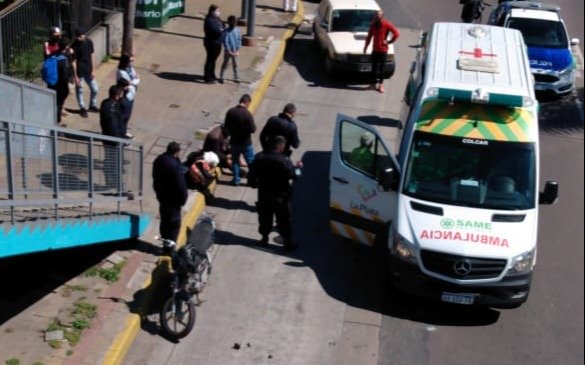 Dos heridos por un accidente de tránsito en el ingreso a City Bell