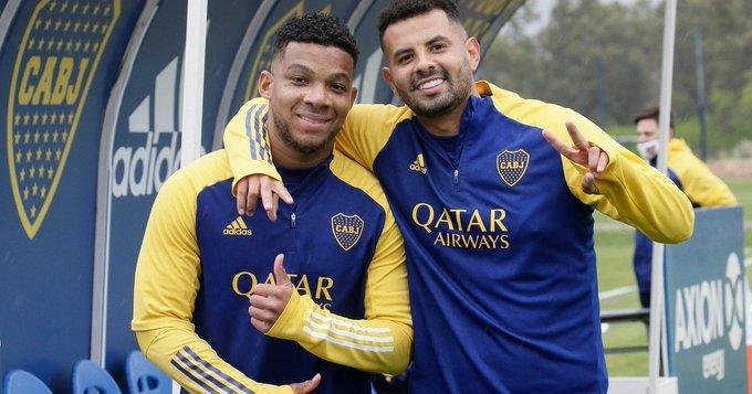Fabra y Lisandro López trabajan junto al grupo; Cardona diferenciado