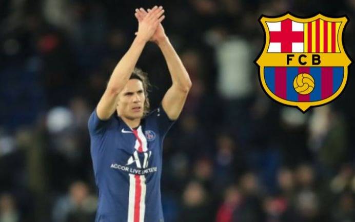 Afirman que Cavani está a un paso de ser jugador del Barcelona