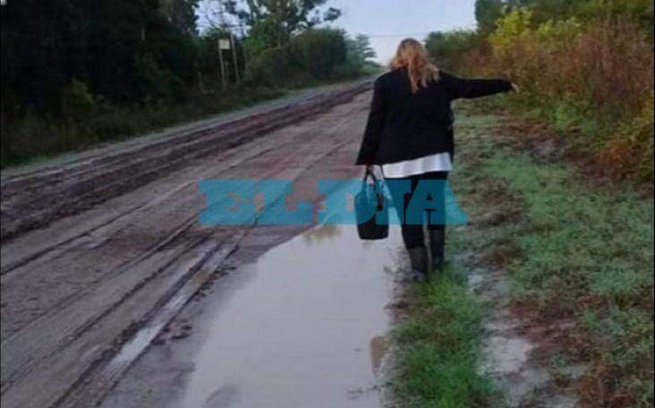 Drama en la Región: la odisea de llegar a la  escuela cuando llueve
