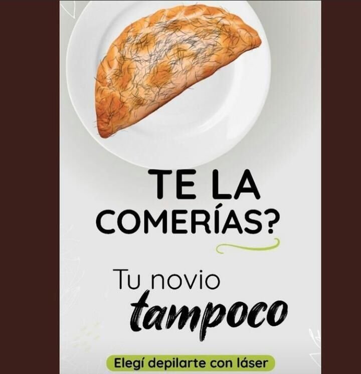 La polémica publicidad de una casa de depilación que abrió un debate caliente: "¿Te la comerías?"