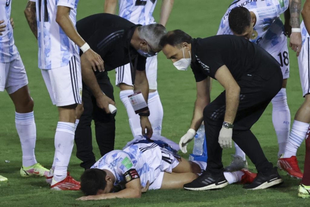 Messi y una patada que se sufrió desde Caracas hasta París