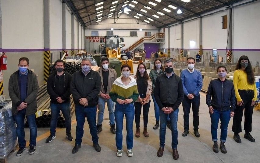 Visitó los talleres de oficios del programa "Potenciar Trabajo"
