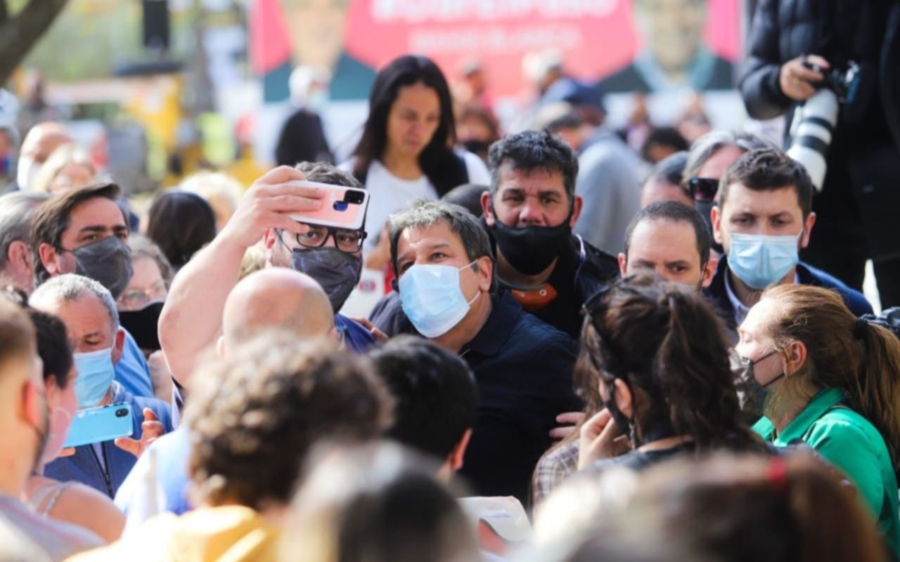 Manes encabeza un acto en Plaza Moreno este sábado