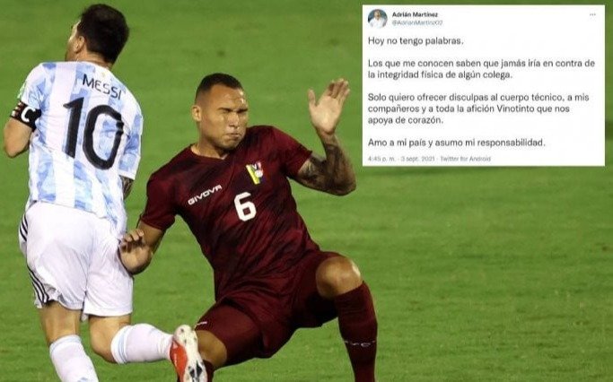 Martínez salió a pedirle disculpas a todo el mundo menos al que recibió la patada