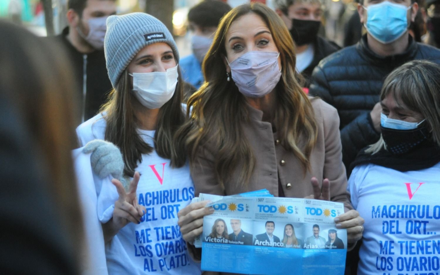 Tolosa Paz caminó la Cantilo en City Bell en el último sábado de campaña