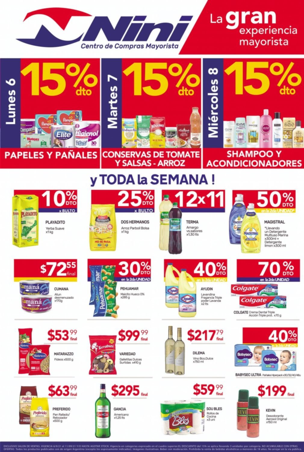 Elegí comprar al mejor precio mayorista y con 15% de descuento