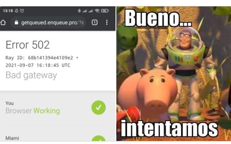 Era cantado: se cayó la web de la venta de entradas de Argentina - Bolivia y estallaron los memes