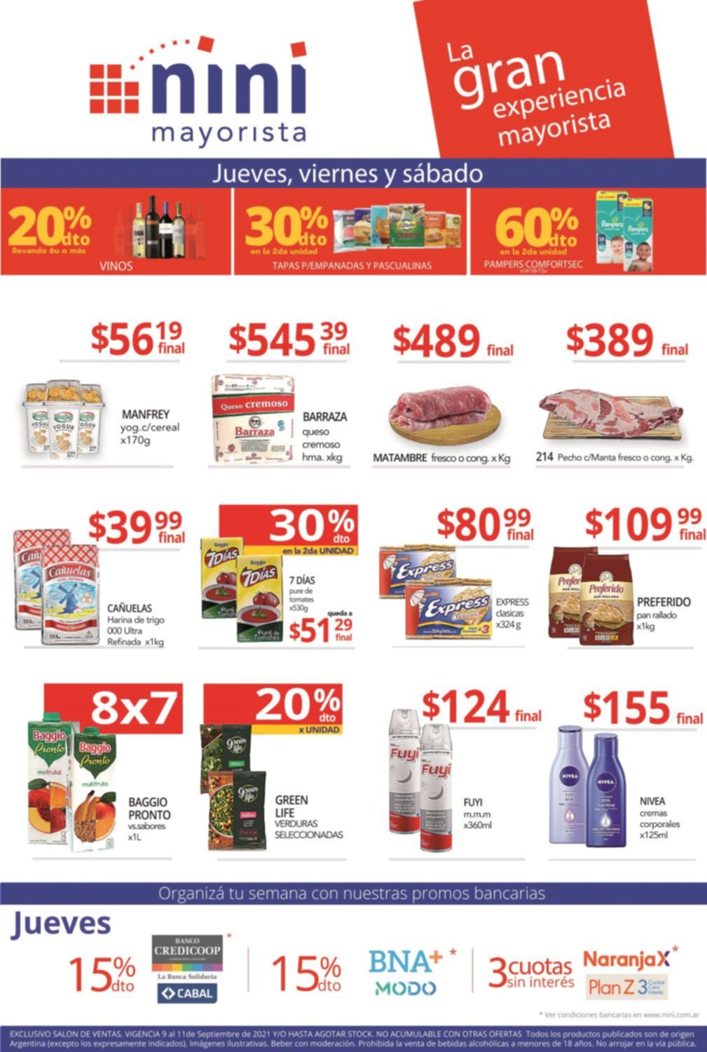 Elegí comprar al mejor precio mayorista y con 15% de descuento