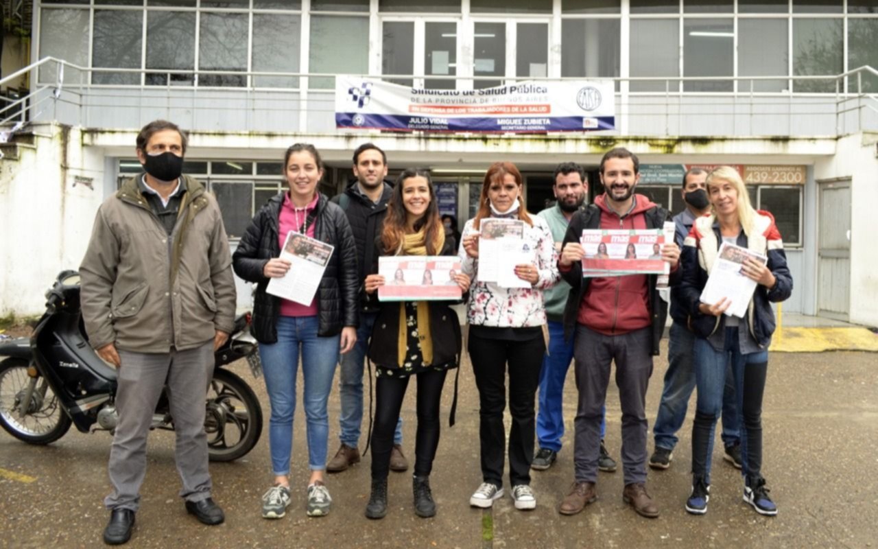 Simonetti y Carranza cerraron la campaña del Nuevo MAS en el Hospital San Martín 