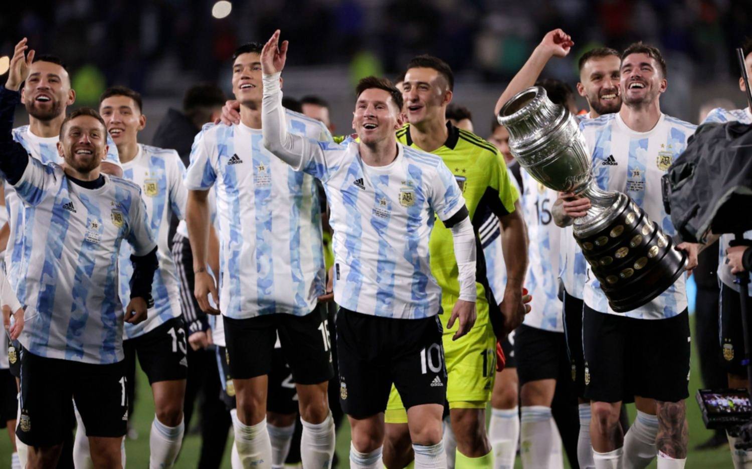 La selección y Lio no sólo golearon en la cancha: también en el rating