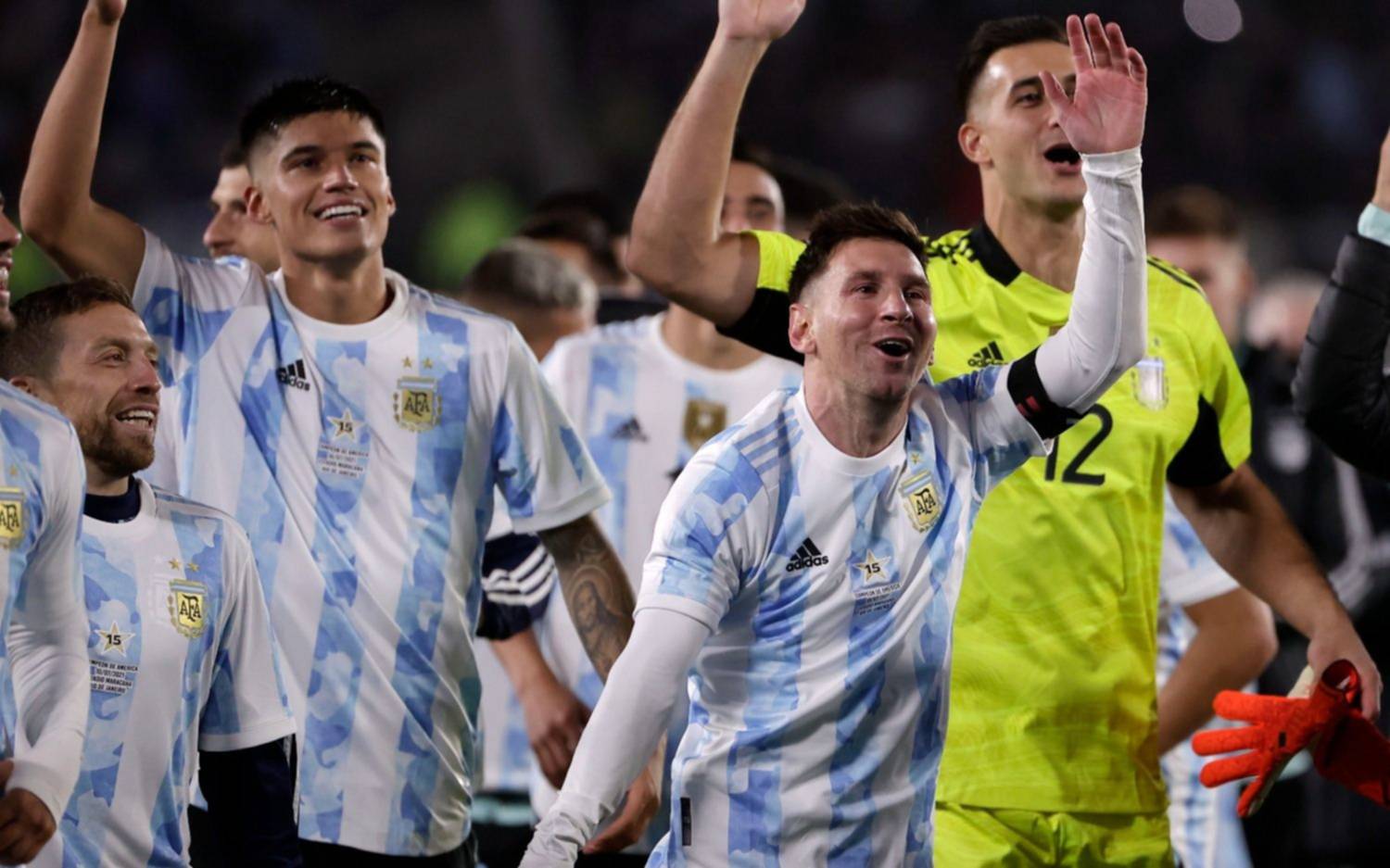 Esta vez Messi se prendió con el "Brasil, decime qué se siente"