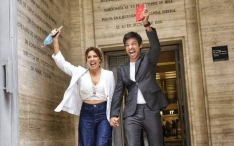 "Chino" Leunis se casó en secreto: "Estamos inmensamente felices"
