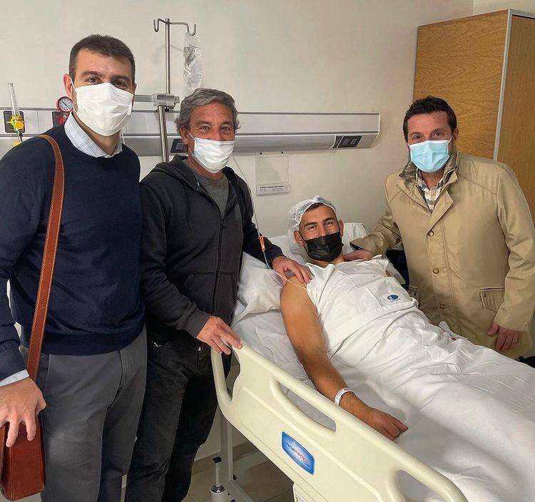 Domínguez fue operado con éxito de la lesión