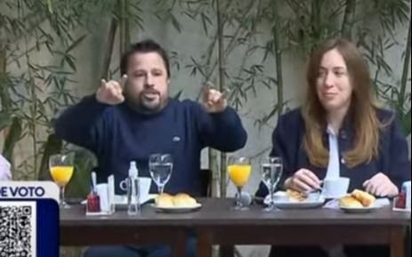 El "gestito" de Martín Tetaz y la pregunta indiscreta a María Eugenia Vidal