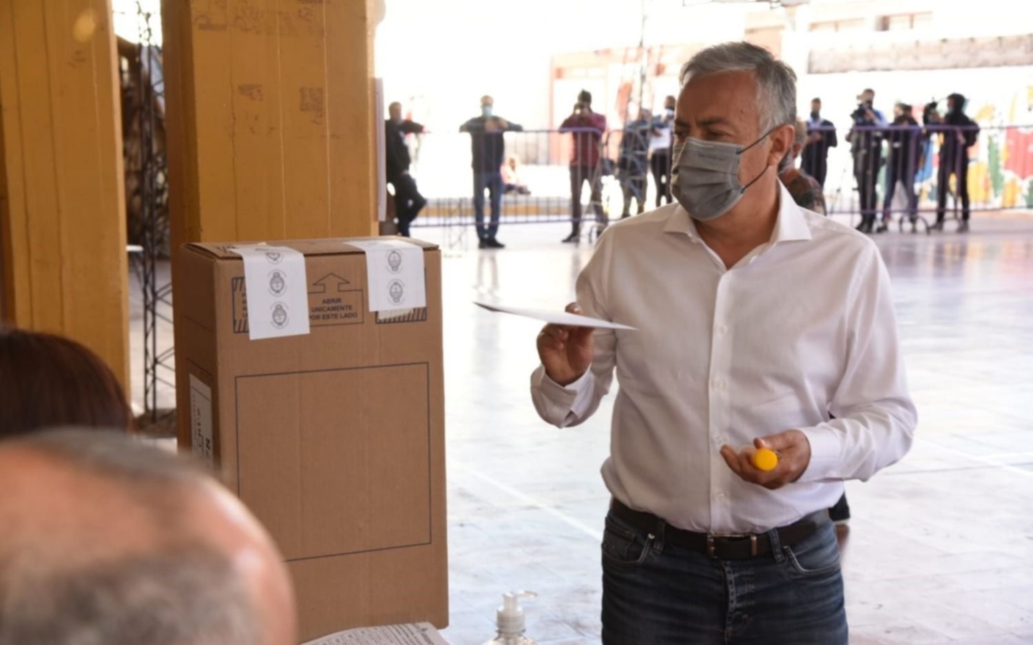Mendoza: Alfredo Cornejo anuncia su triunfo junto a Cobos