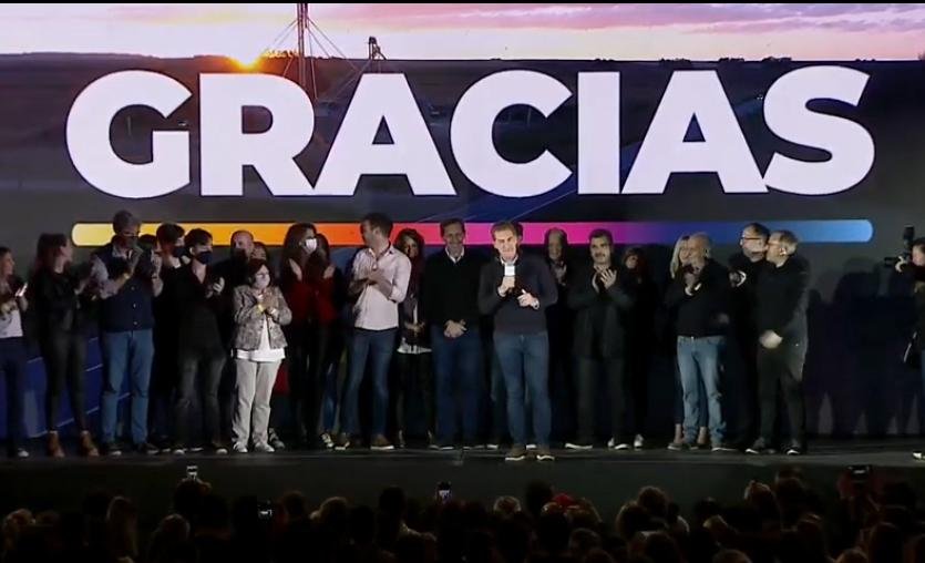 La celebración de la lista ganadora de Juntos