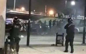 Berazategui: Disturbios en la vía pública y represión