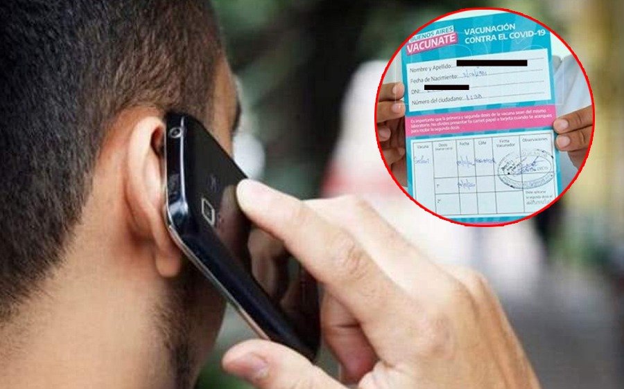 Te "regalan" $33 mil si te vacunaste: alertan en La Plata por una nueva modalidad de estafa telefónica