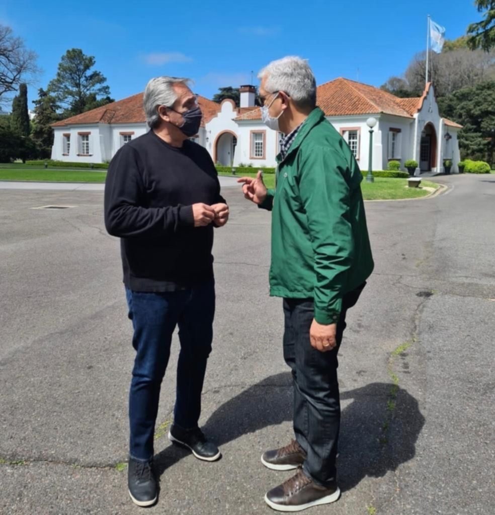 Cepo a la carne: Domínguez se reunión Fernández en Olivos
