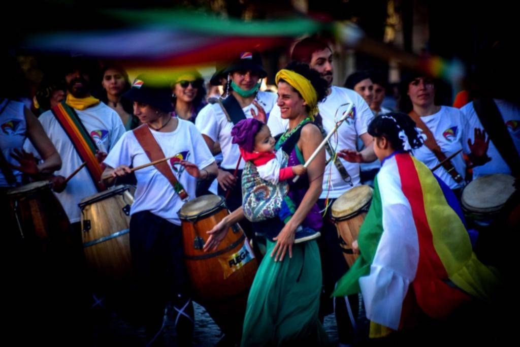 El candombe volvió a la calle tras un año y medio