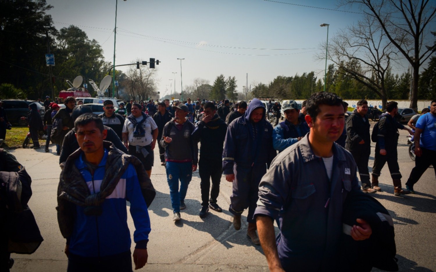 UOCRA: levantan operativo policial en la subida de la Autopista y una facción avisó que no marcha