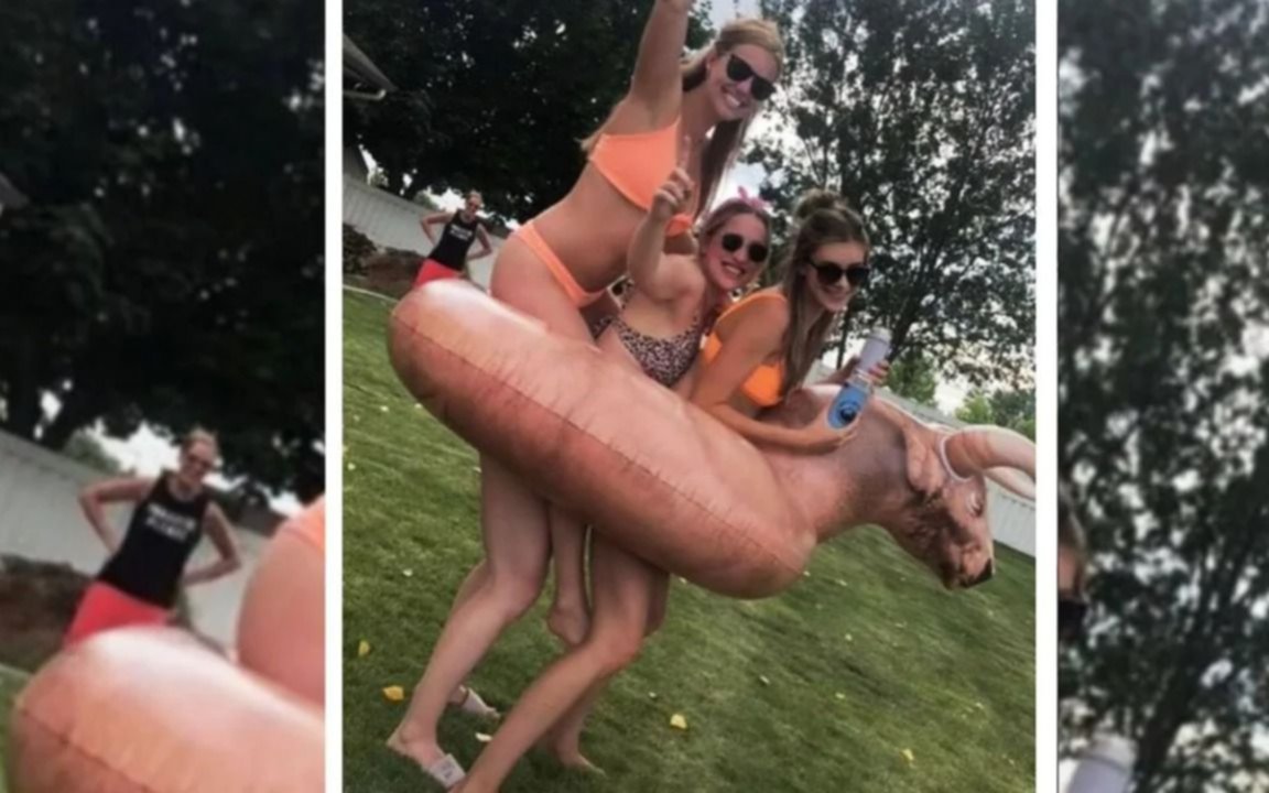 La foto viral que confunde a todos: ¿de quiénes son las piernas?