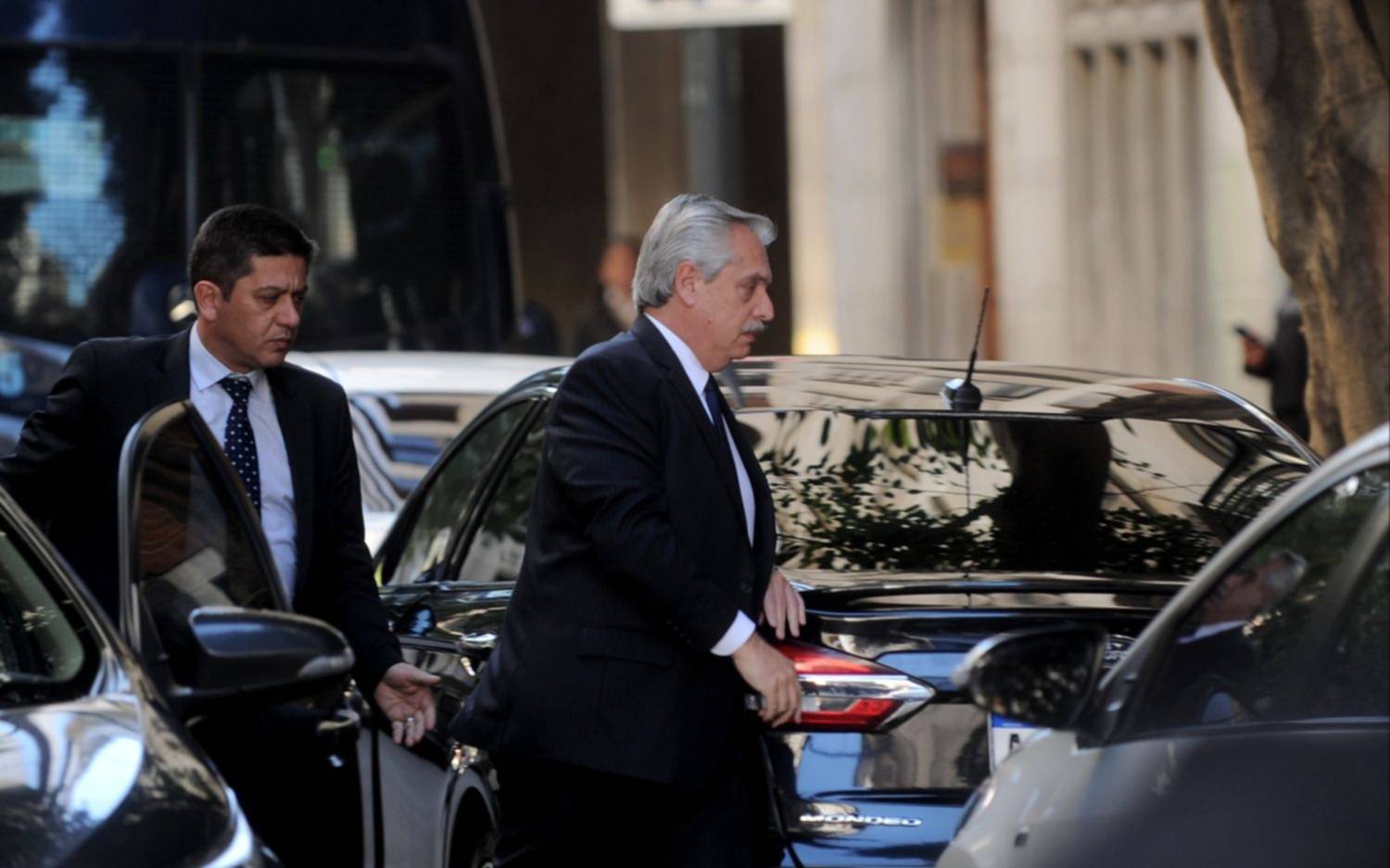 Alberto Fernández se reunió en el departamento de Cristina Kirchner en Recoleta