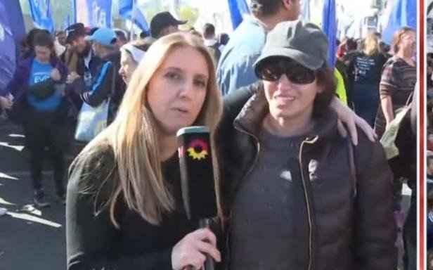 Paula Bernini: la periodista que, desde el respeto, logró “cerrar” la grieta durante la movilización