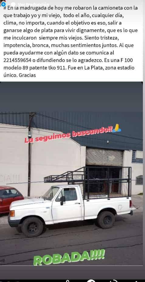 Robaron una camioneta en La Loma y sus dueños claman por recuperarla