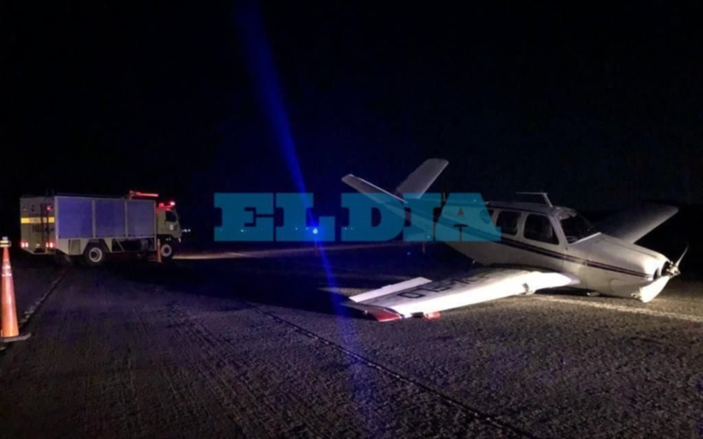 Milagro en el Aeropuerto de La Plata por un aterrizaje accidentado de una avioneta