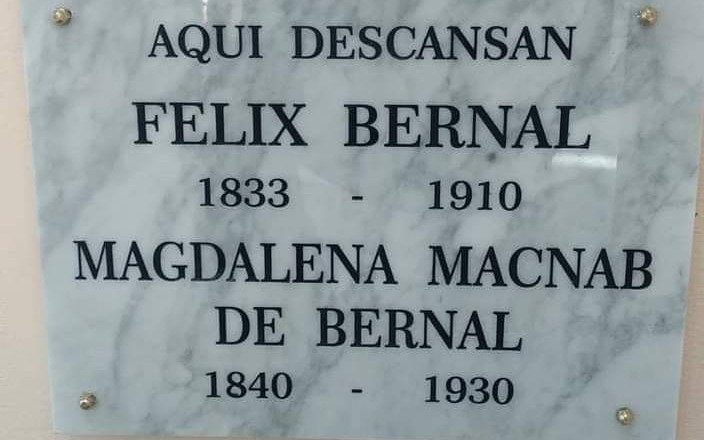 Las cenizas de los fundadores de Bernal ya están en la ciudad