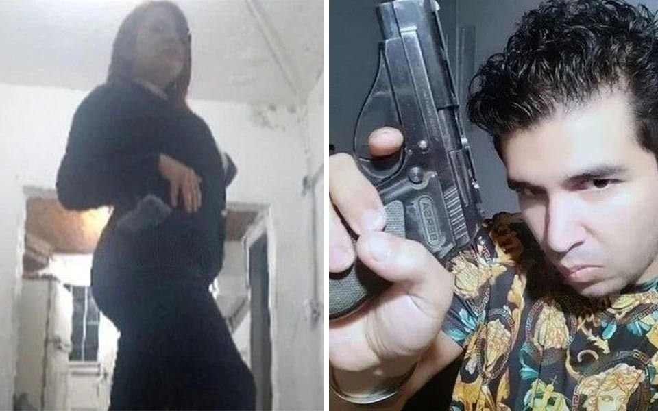 Las fotos de Sabag Montiel y su novia mostrando el arma del atentado a Cristina Kirchner