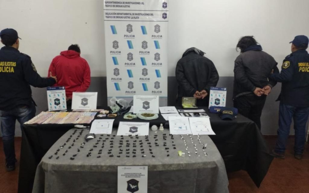 Cayó la banda del "abuelo narco" en La Plata y secuestran cocaína por más de medio millón de pesos