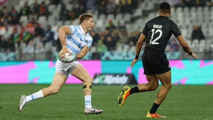 Argentina perdió en cuartos de final ante a Nueva Zelanda en el Mundial de Seven en Sudáfrica