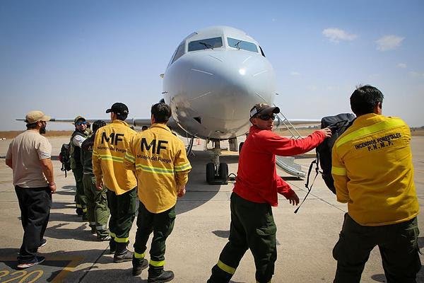Sigue la lucha contra el fuego en Jujuy y Córdoba