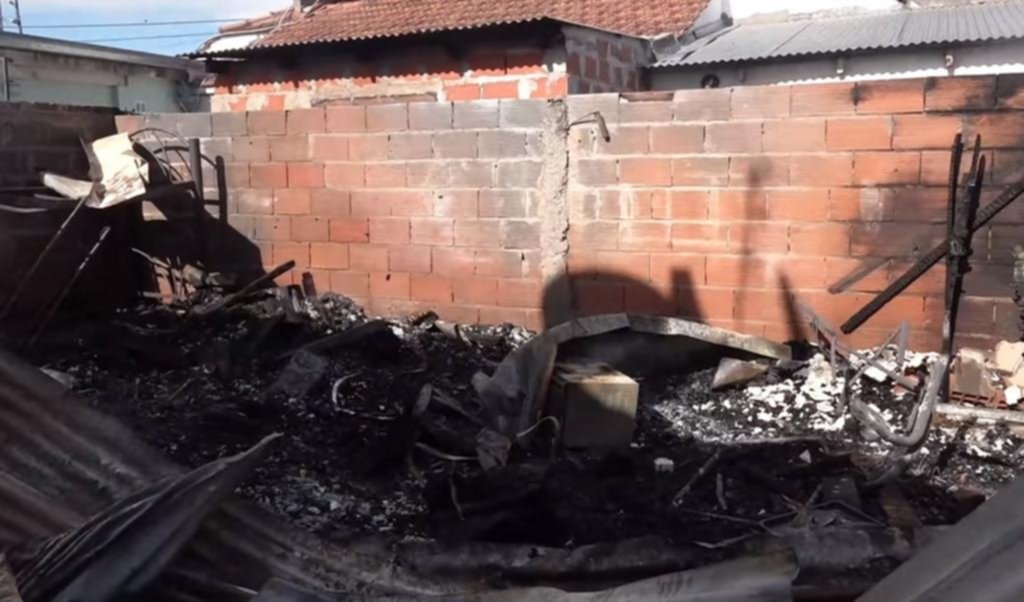Fuego y milagro en Olmos: salvó a sus hijos del incendio