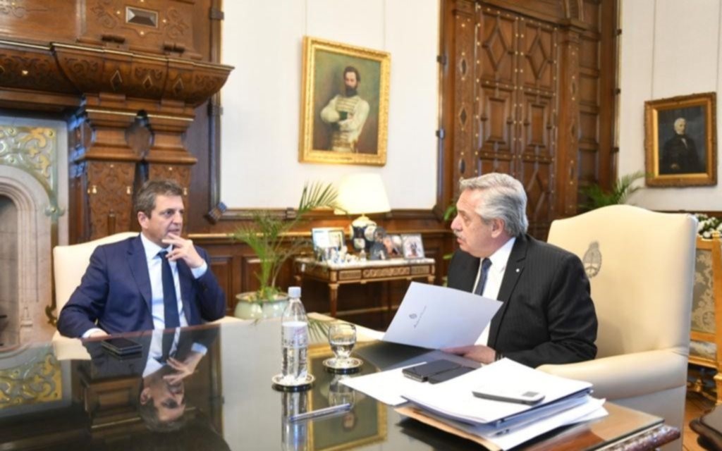 Tras su viaje a Estados Unidos, Sergio Massa se reunió con Alberto Fernández en Casa Rosada