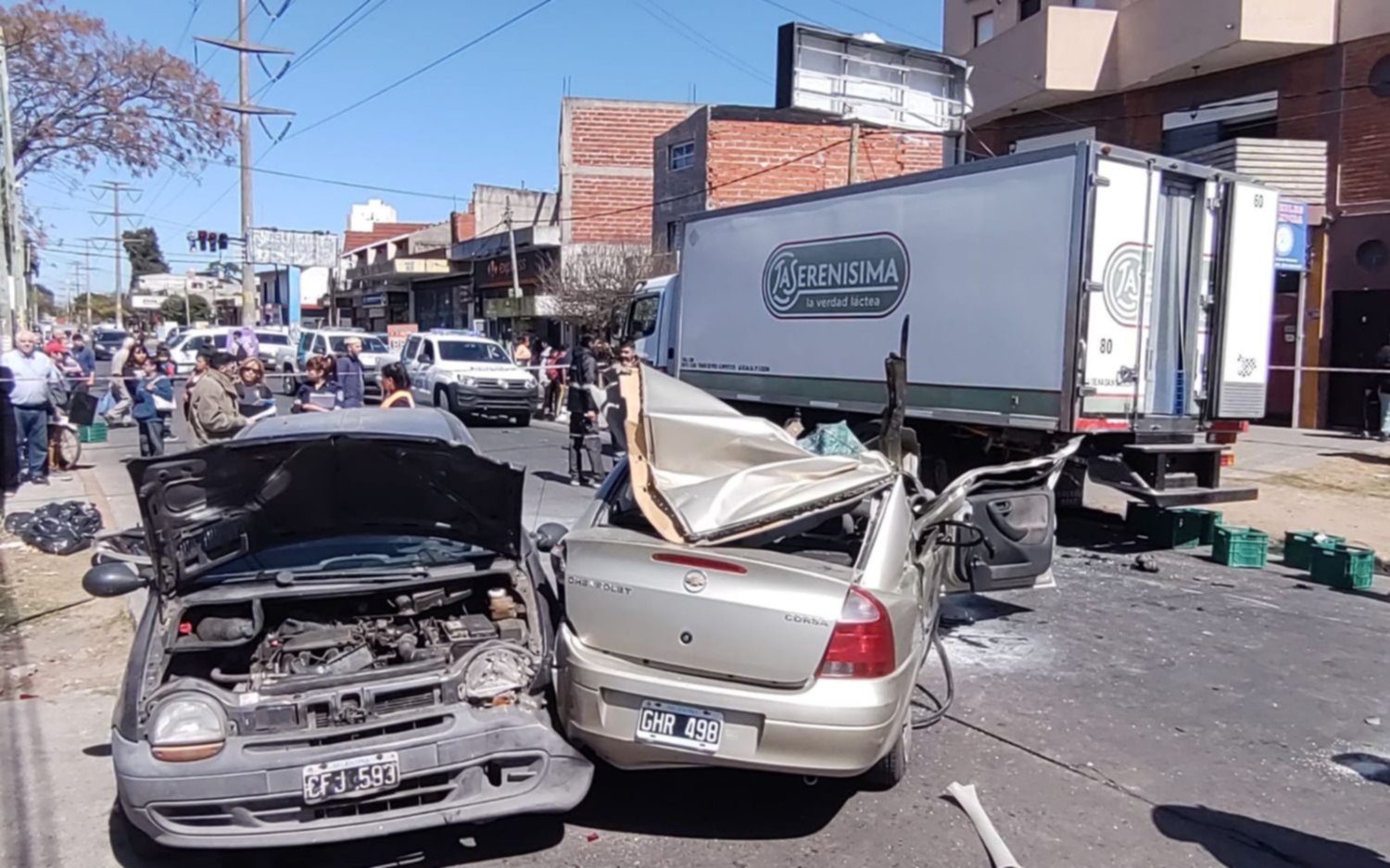 Un muerto y 5 heridos en choque de Ezpeleta