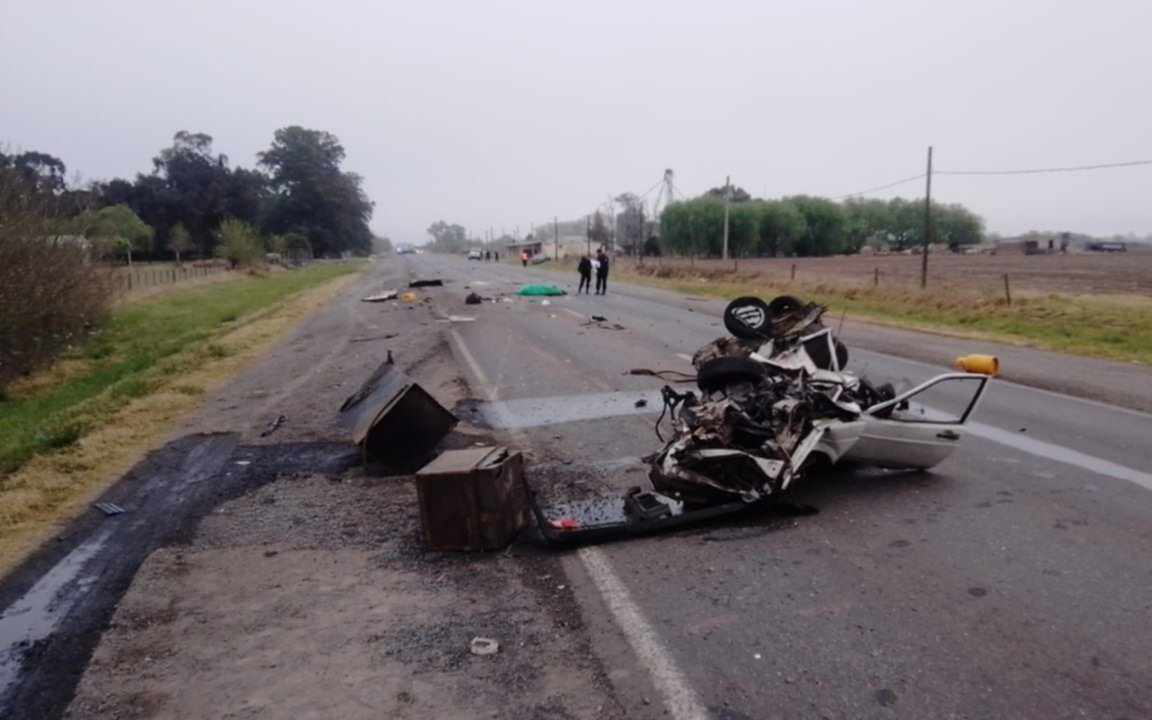Tragedia en ruta 7: se mató al chocar de frente contra un Motorhome de un equipo de TC