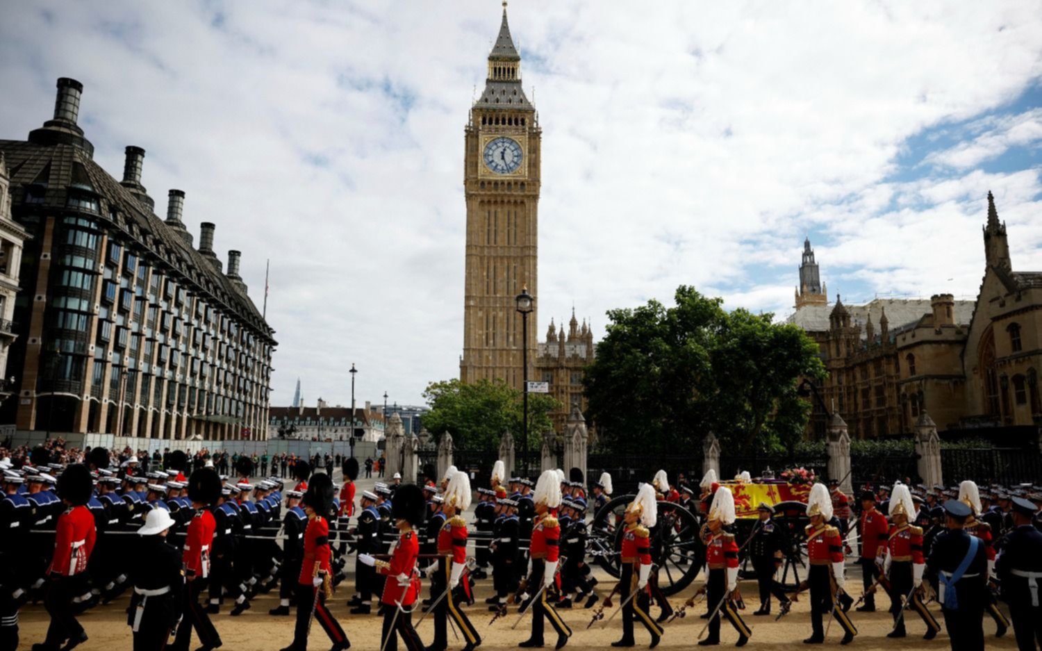 Las impactantes cifras del funeral de la reina Isabel II en Londres