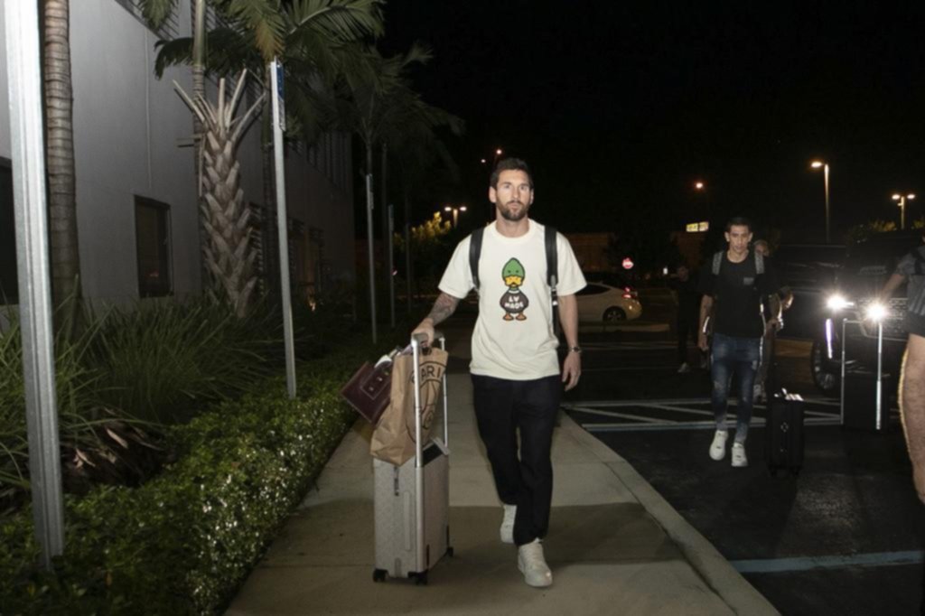 Messi ya está concentrado junto a la Selección en Miami