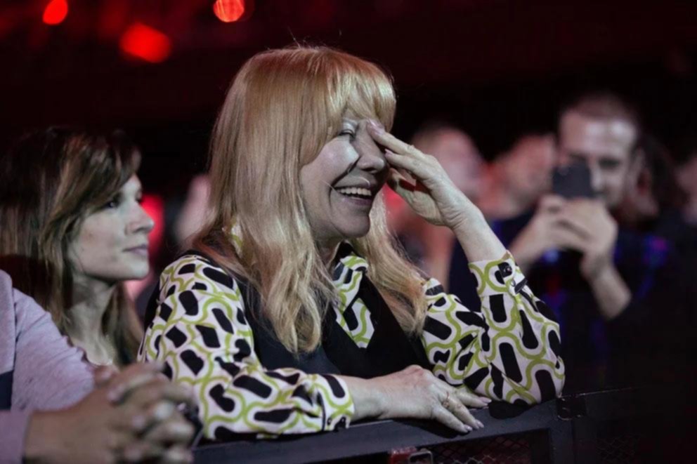 Fito le cantó a Cecilia Roth en los shows de “El amor...”