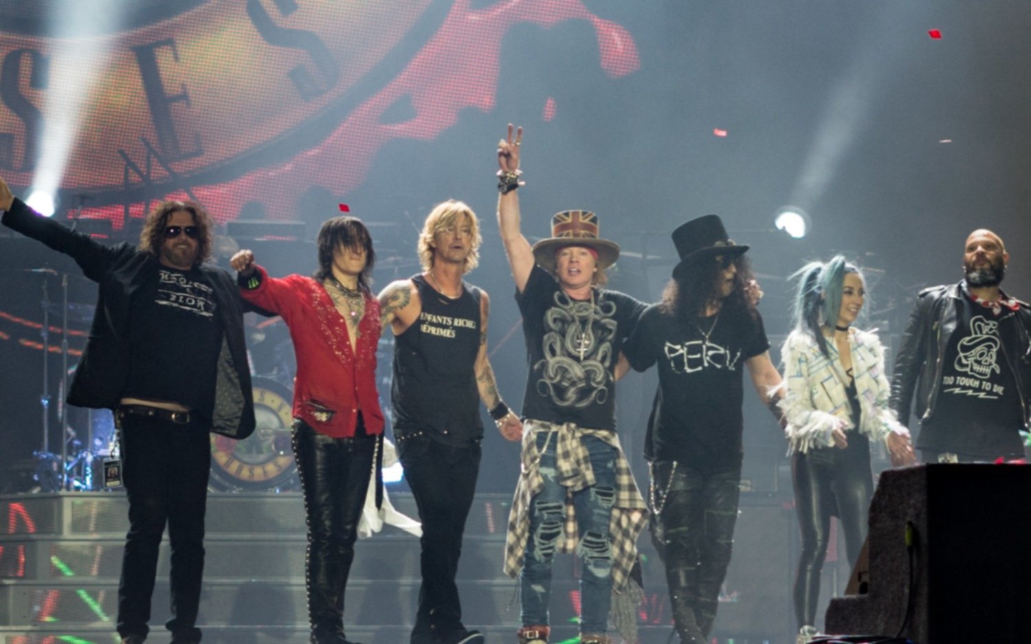 Los Guns N' Roses están en Argentina: el viernes, único show en River 