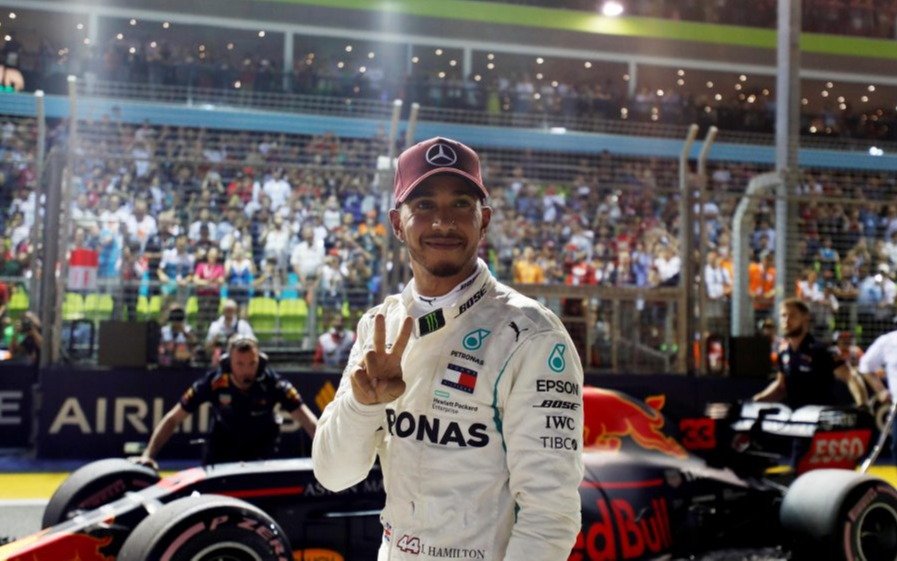 Hamilton sorprendió a todos en las primeras pruebas del GP de Singapur