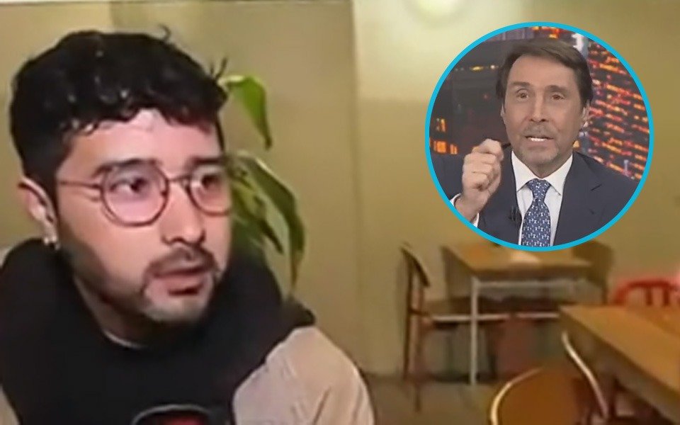 Viral: Jeremías Madrazzo volvió a ironizar en la TV y Feinmann lo insultó tras haber caído en su broma
