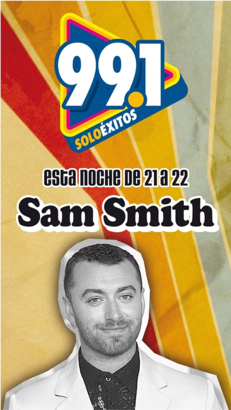 Sam Smith será protagonista esta noche del especial de Éxito FM 99.1