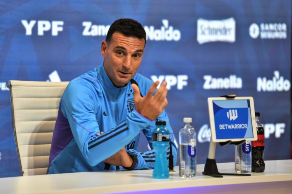 Scaloni no dejó dudas: “Messi jugará los minutos que pueda”