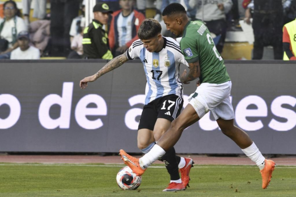 Ni bien entró, Garnacho quedó blindado para Argentina