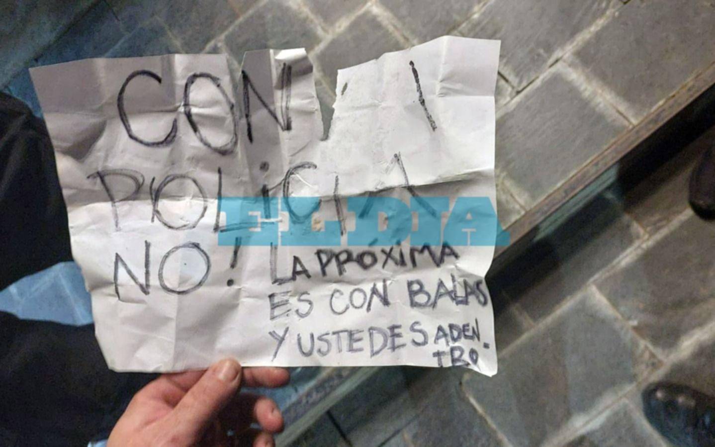 "La próxima es con balas y ustedes adentro": mensaje mafioso en City Bell